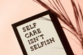 Self-Care Isn’t Selfish
